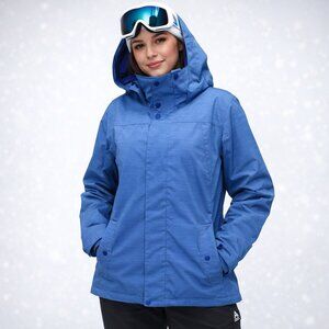 Burton Snowboarding Jet Set Jacket Womens Medium Thermolite Insulated Hooded